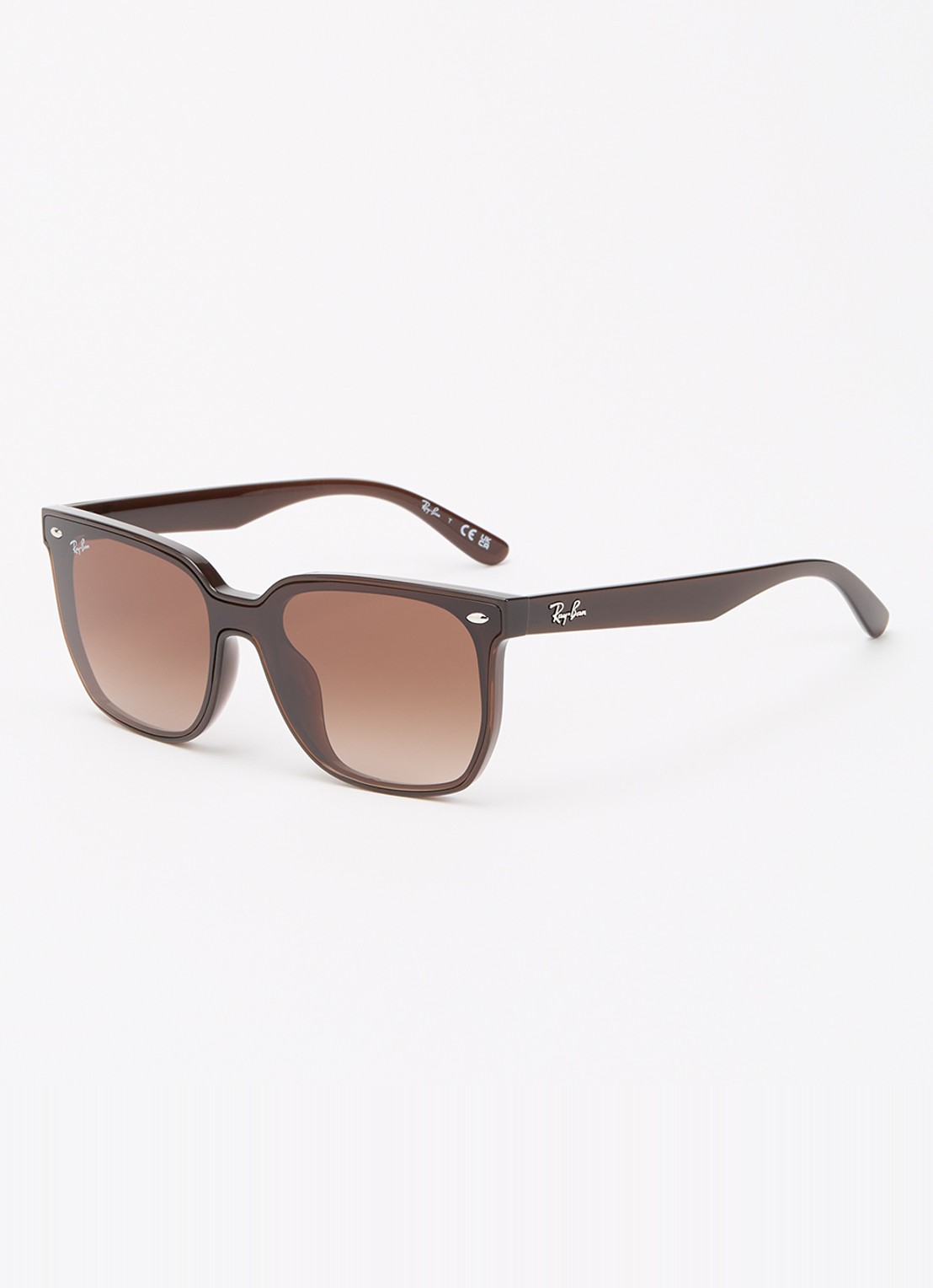 Ray-Ban Wayfarer zonnebril RB4466D - voorkant 4 donkerbruin