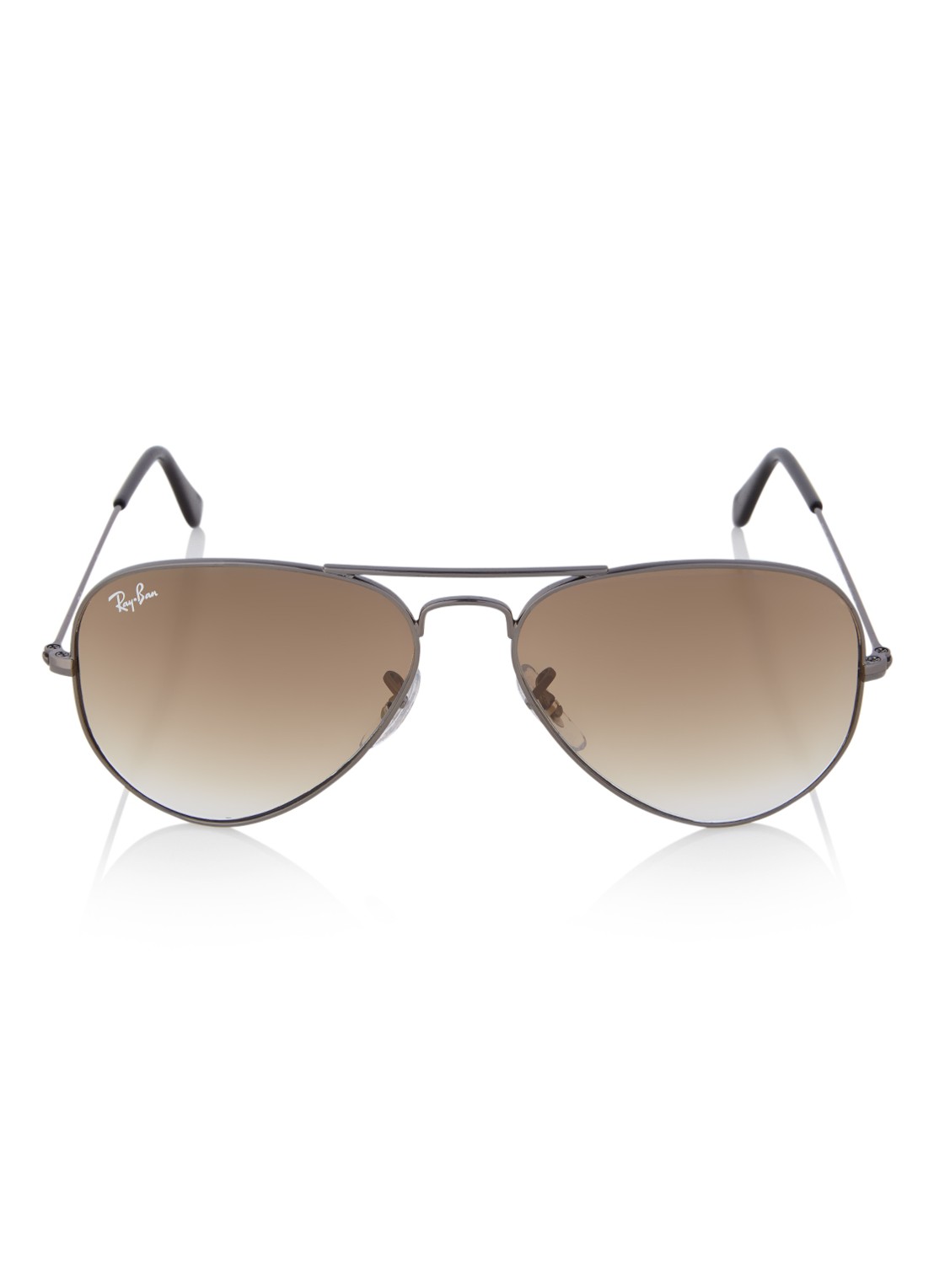 Ray-Ban Zonnebril Aviator Classic L RB3025 - voorkant 2 zilver