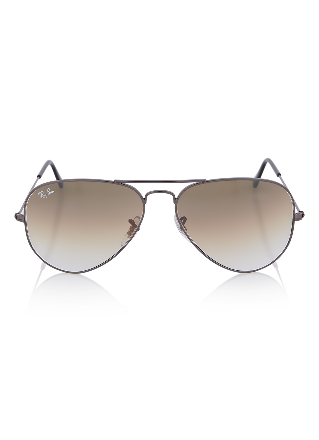 Ray-Ban Zonnebril Classic Aviator RB3025 - voorkant 4 donkergrijs
