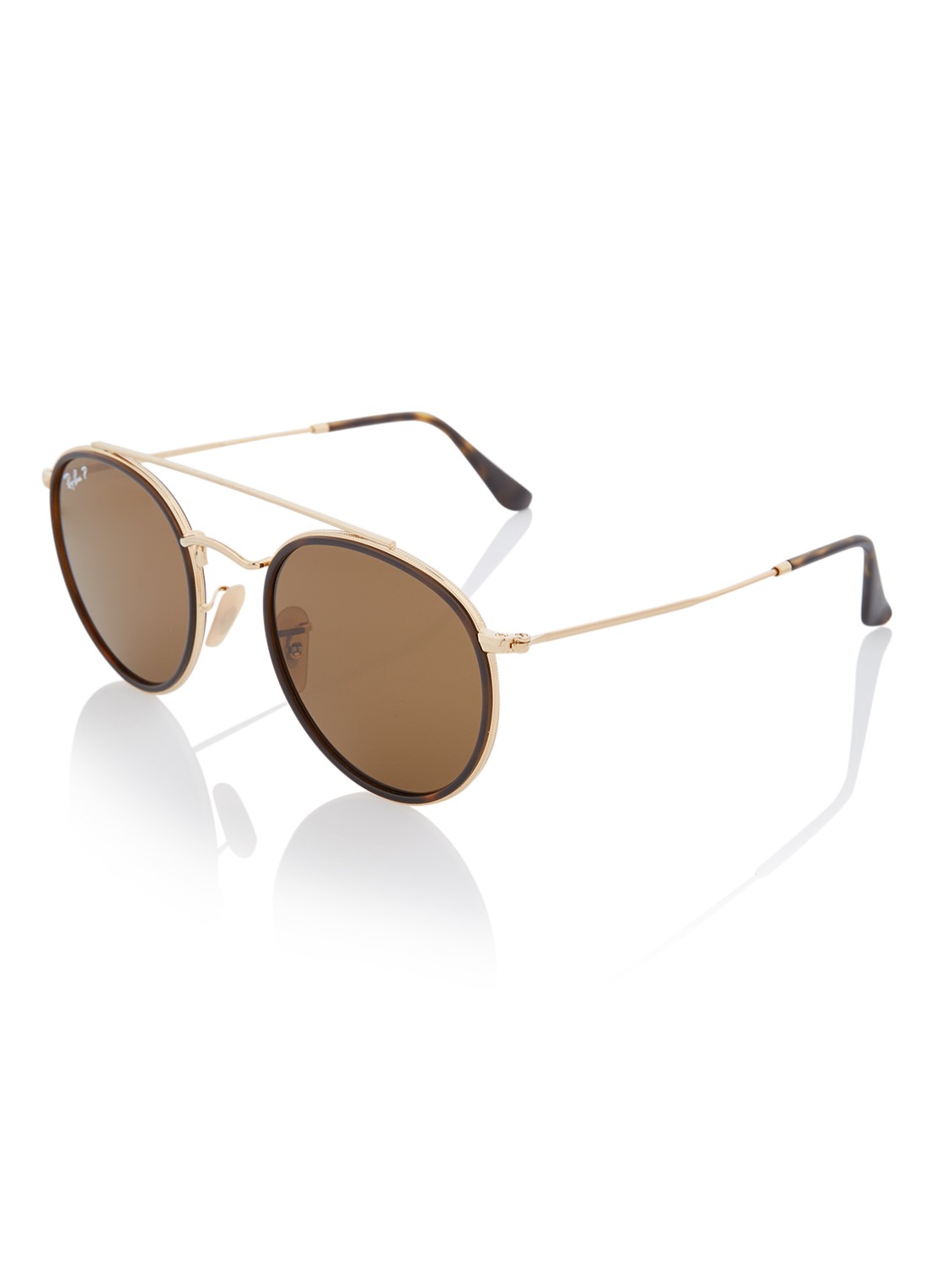 Ray-Ban Zonnebril gepolariseerd RB3647N  - voorkant goud