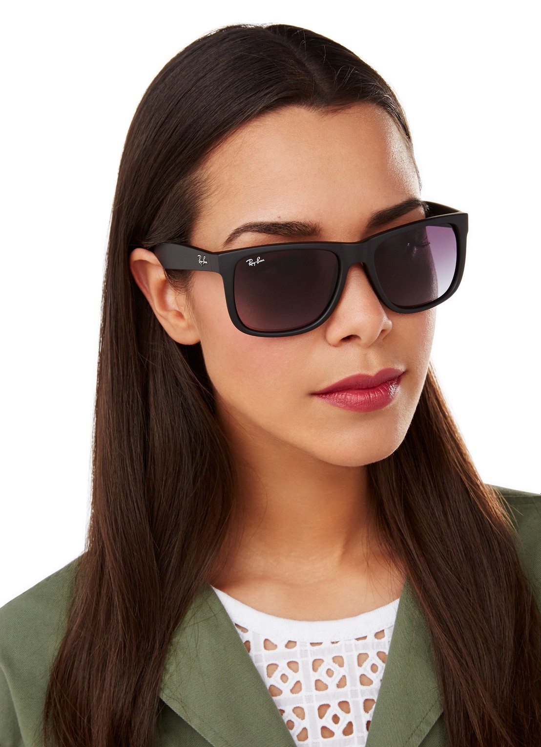 Ray-Ban Zonnebril Justin RB4165 - detail 6 zwart