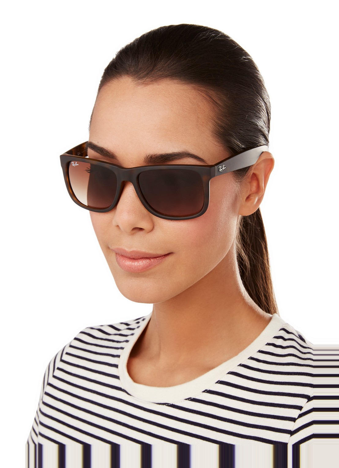 Ray-Ban Zonnebril Justin RB4165  - detail 3 bruin