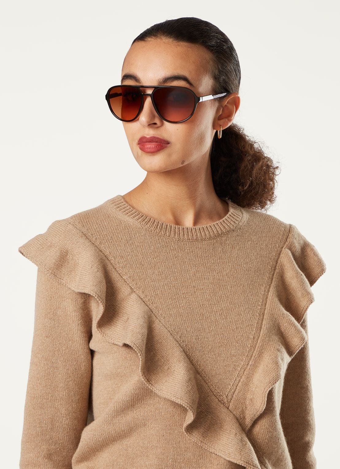 Ray-Ban Zonnebril RB4125 - voorkant 5 bruin