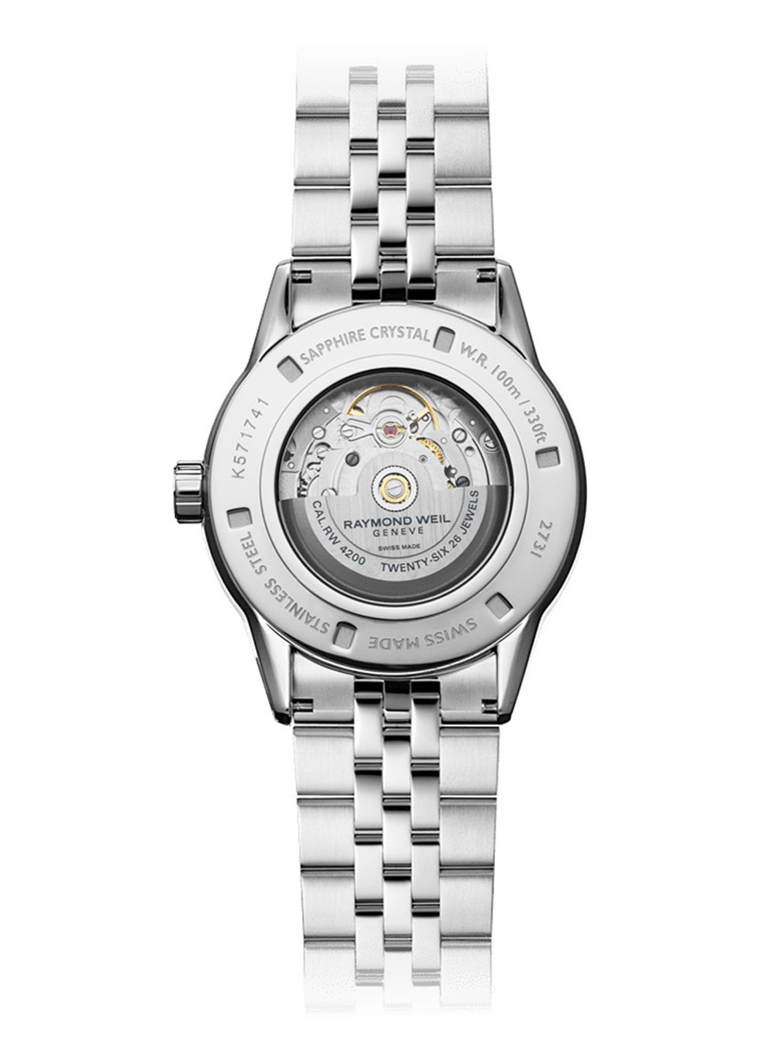Raymond Weil Freelancer horloge 2731-ST-52001 - detail 4 zilver