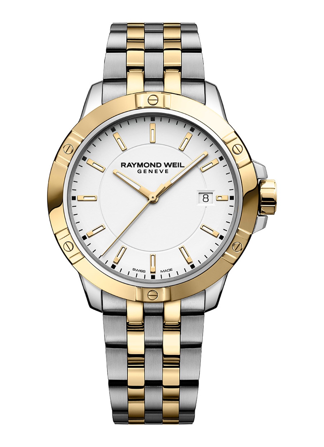 Raymond Weil Tango horloge 8160 -STP-30041 - voorkant zilver
