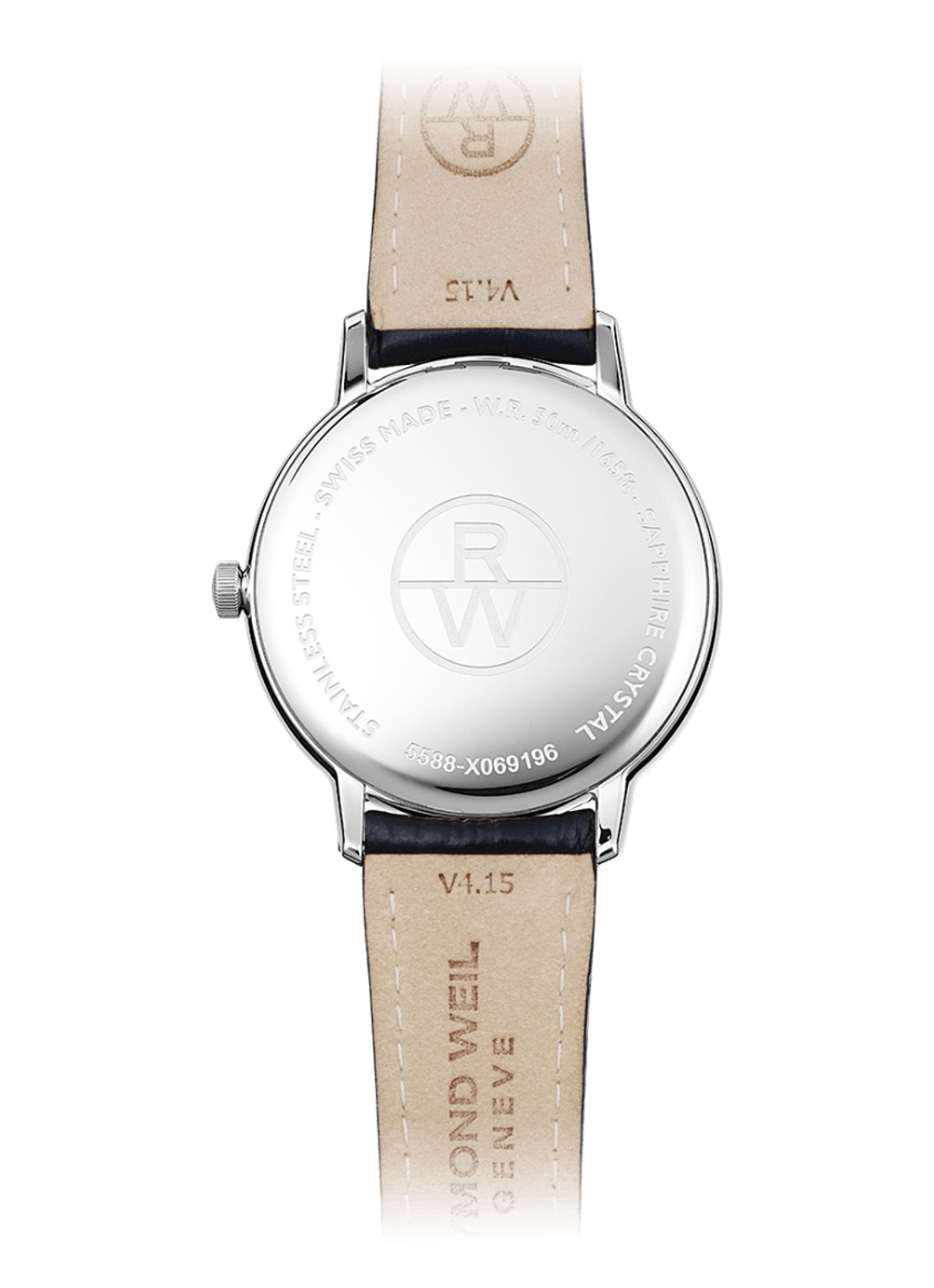 Raymond Weil Toccata horloge 5588-STC-20001 - detail 3 zilver