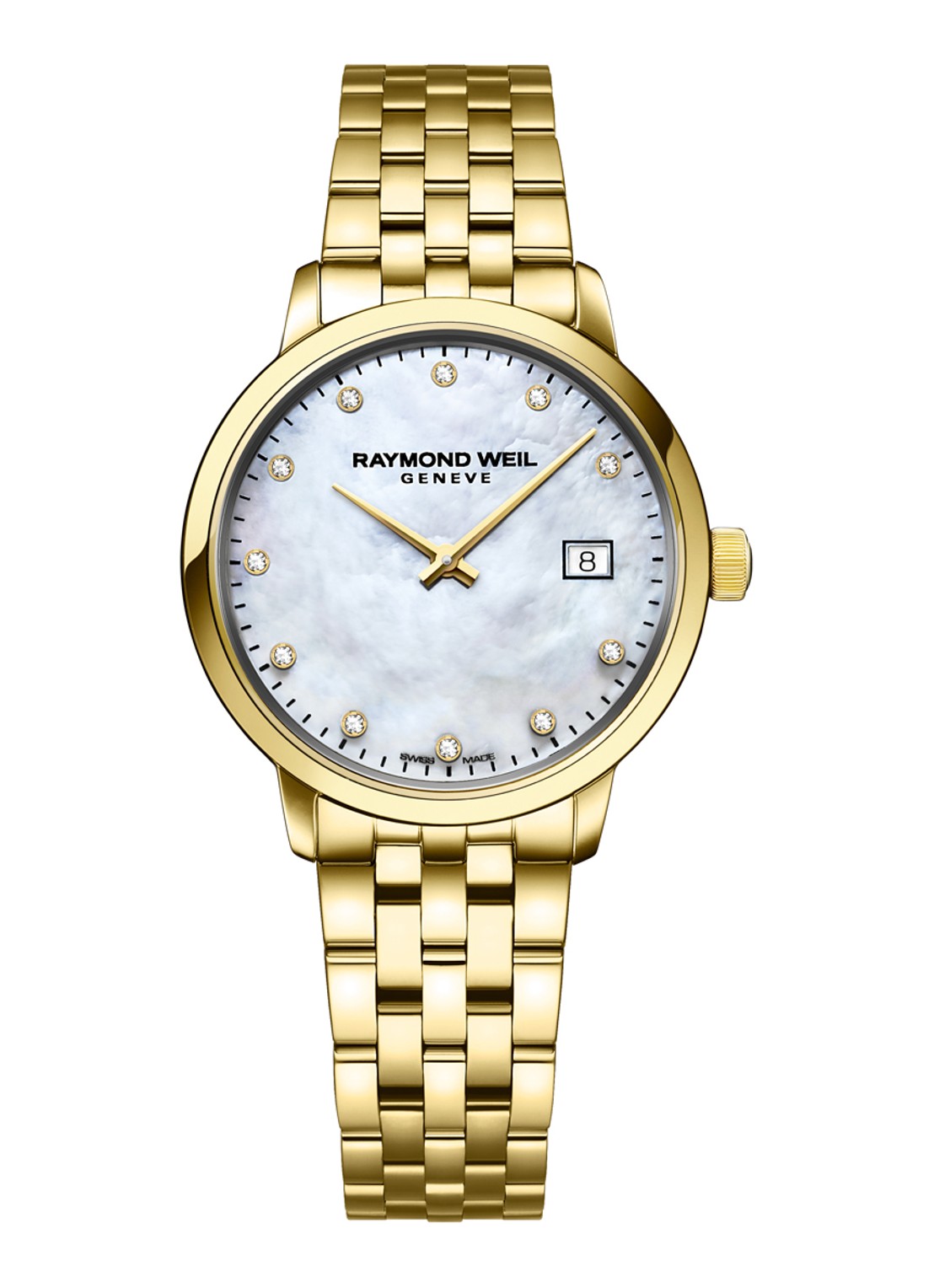 Raymond Weil Toccata horloge 5985 -P -97081 - voorkant 3 goud
