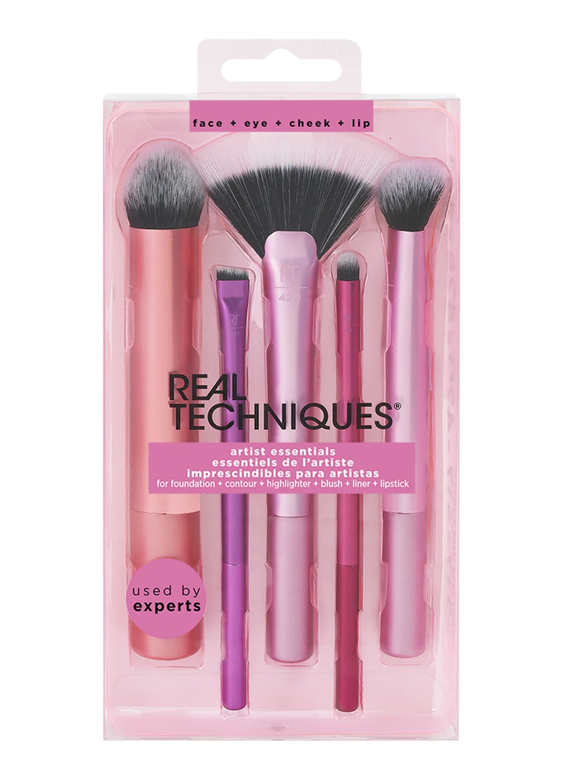 Real Techniques Artist Essentials Set - make-upkwast set - voorkant 2 undefined