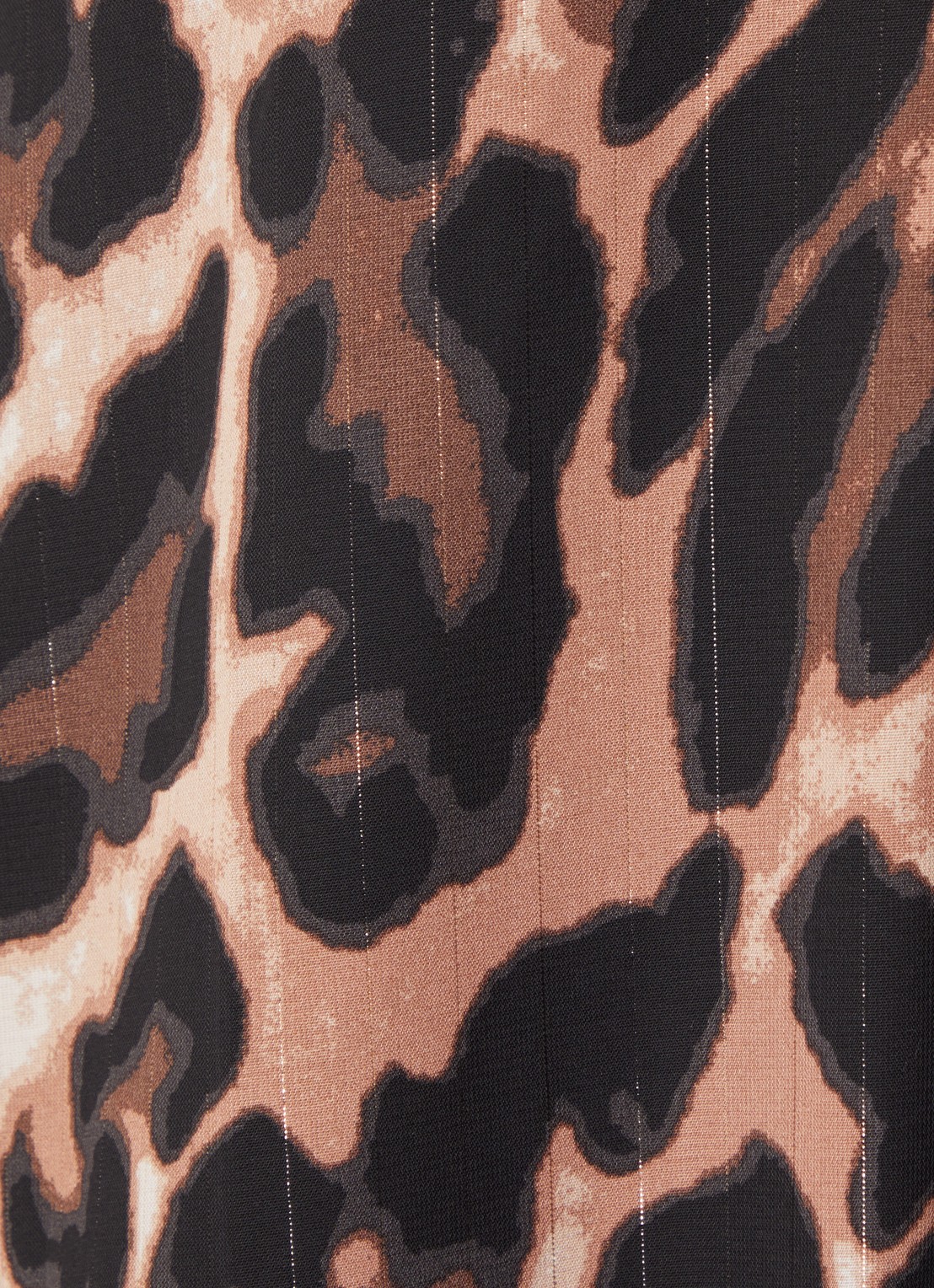 Refined Department Dolly mini jurk met volant en panterprint - detail 4 bruin