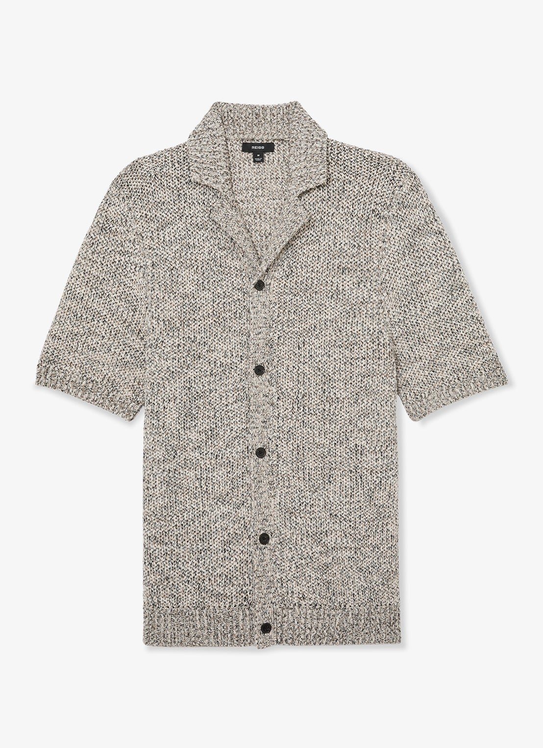 Reiss Addis regular fit overhemd - voorkant beige