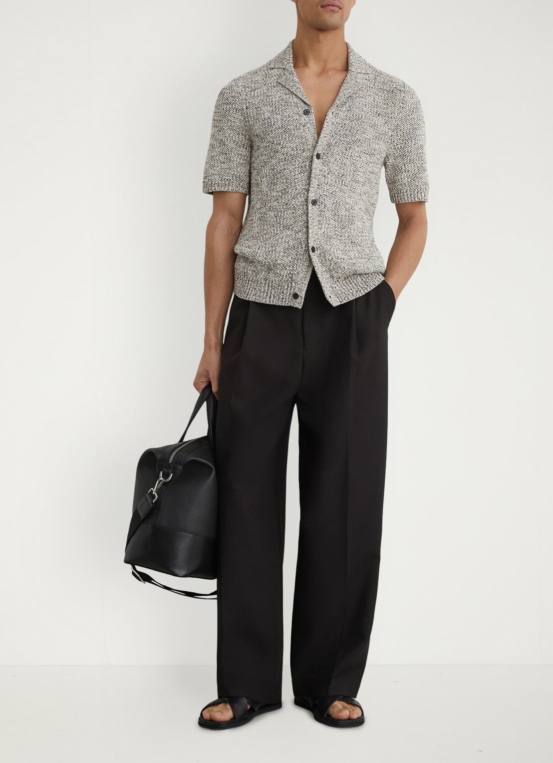 Reiss Addis regular fit overhemd - voorkant 2 beige