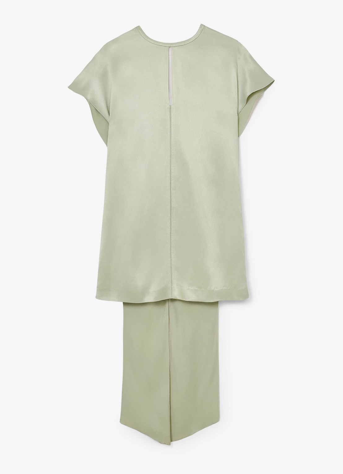 Reiss Alice mini jurk met gedrapeerd detail - voorkant 6 zilver
