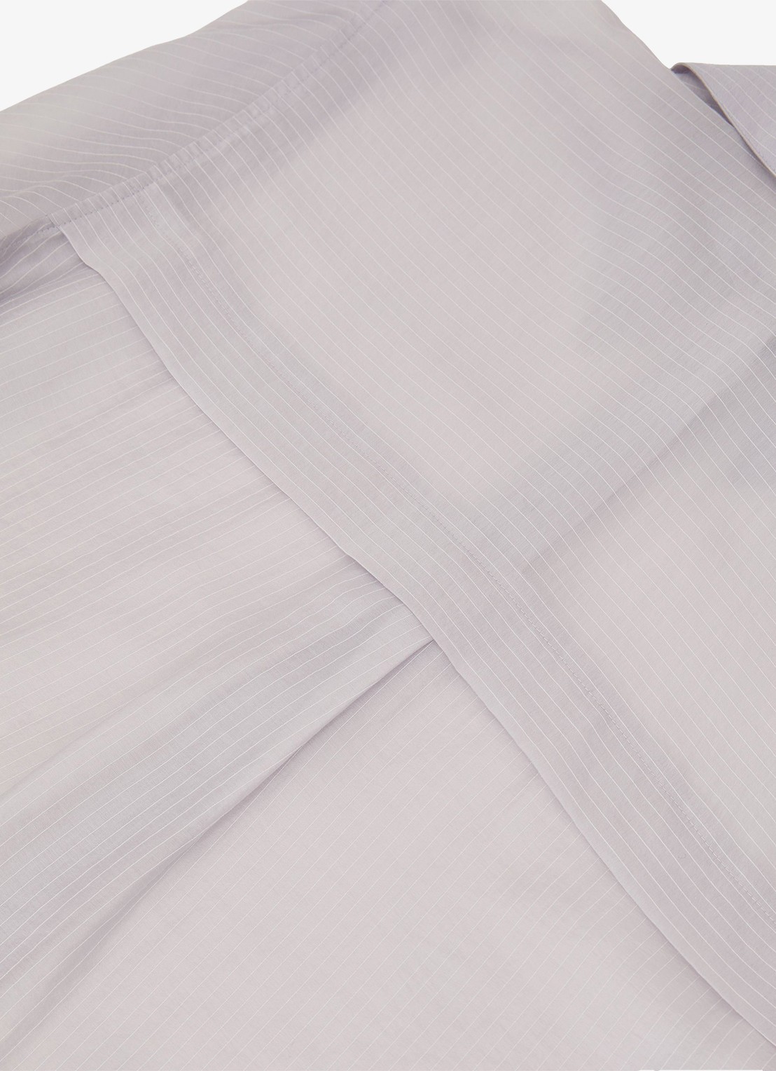 Reiss Ally blouse met streepprint - detail 6 blauwgrijs