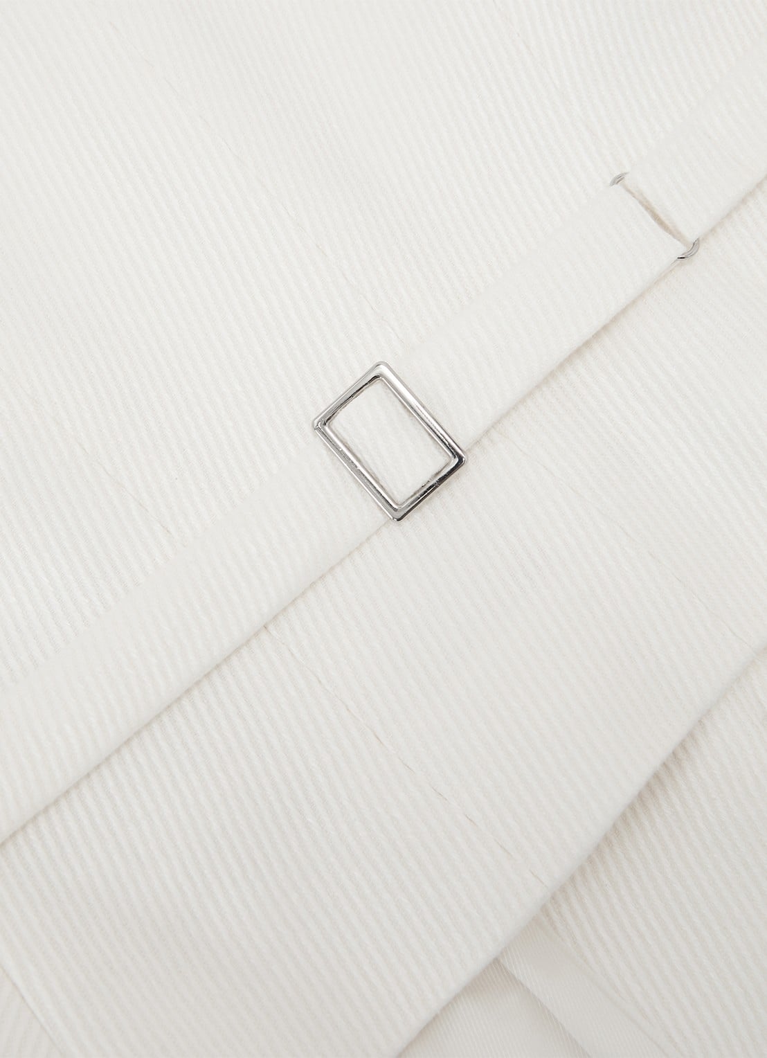 Reiss Alyx gilet in linnenblend met structuur - detail 6 wit