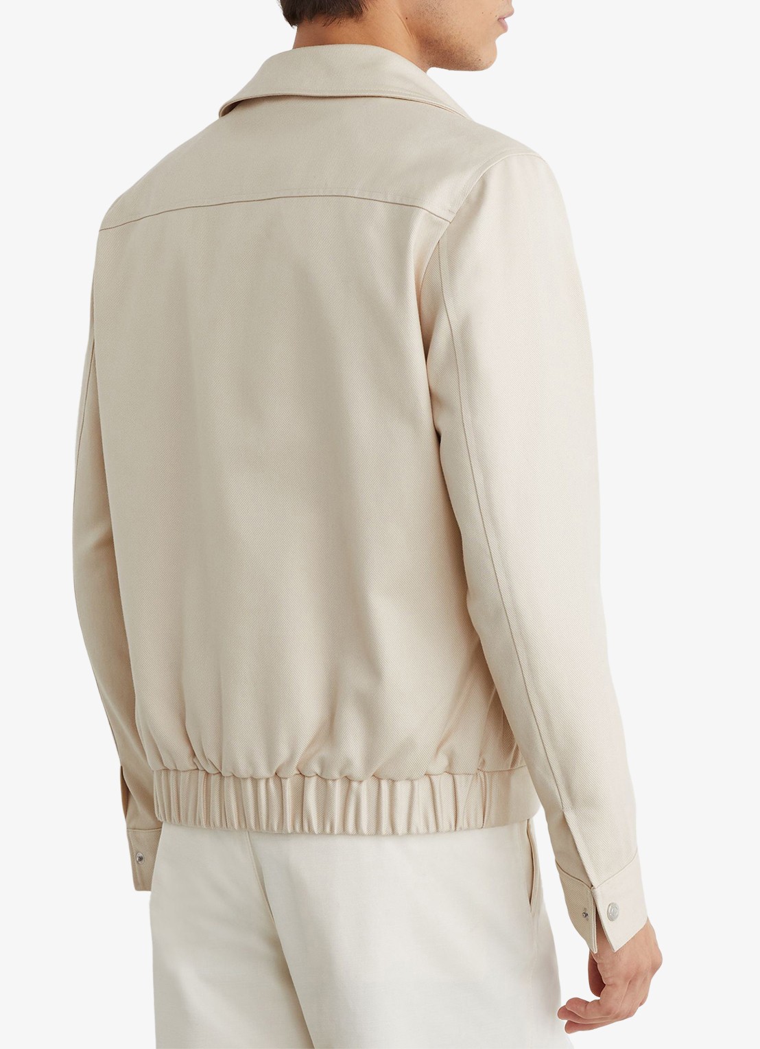 Reiss Americas bomberjack met klepzakken  - achterkant 7 stone / beige