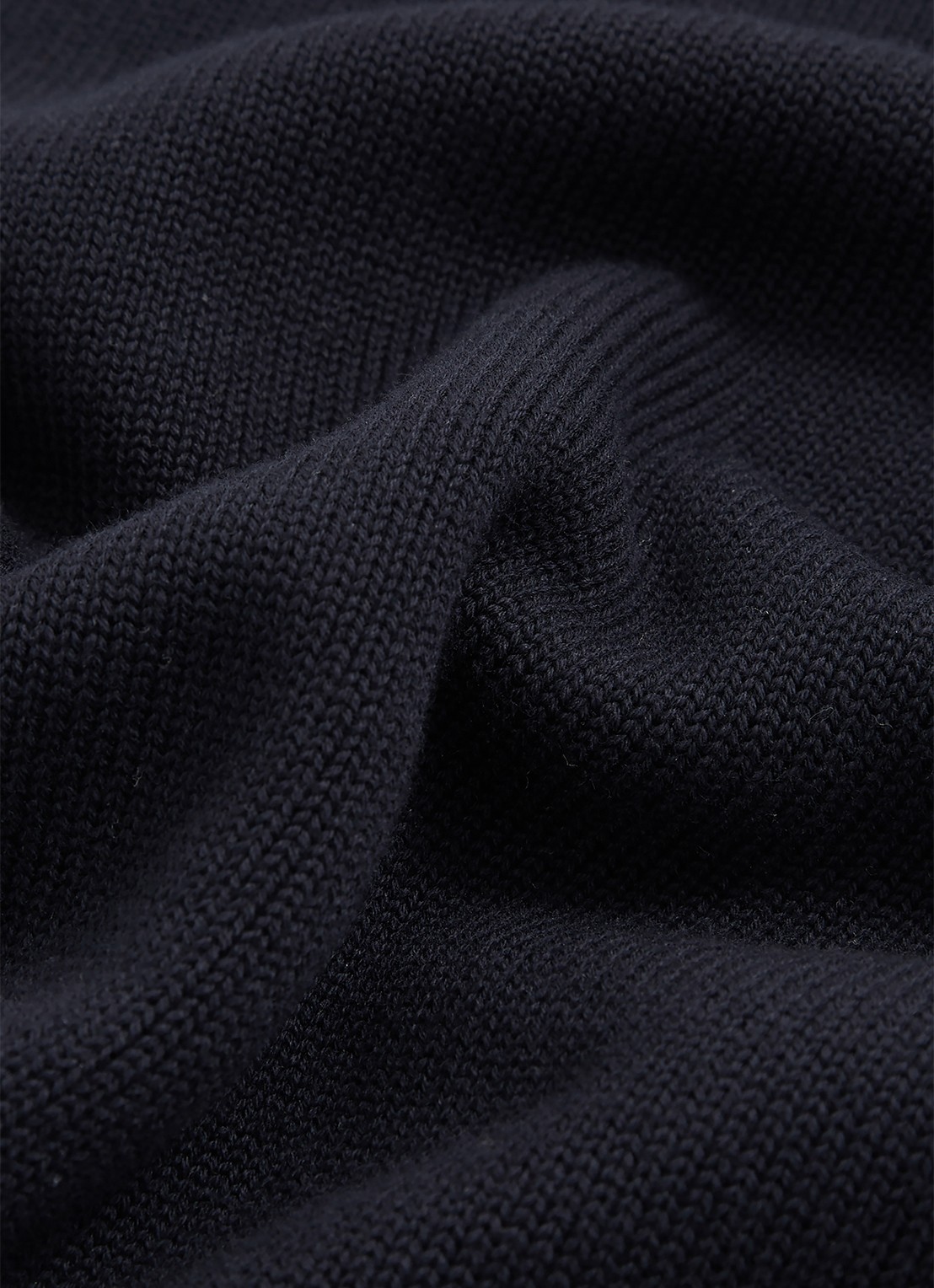 Reiss Anita fijngebreid T-shirt in wolblend - detail 5 blauw