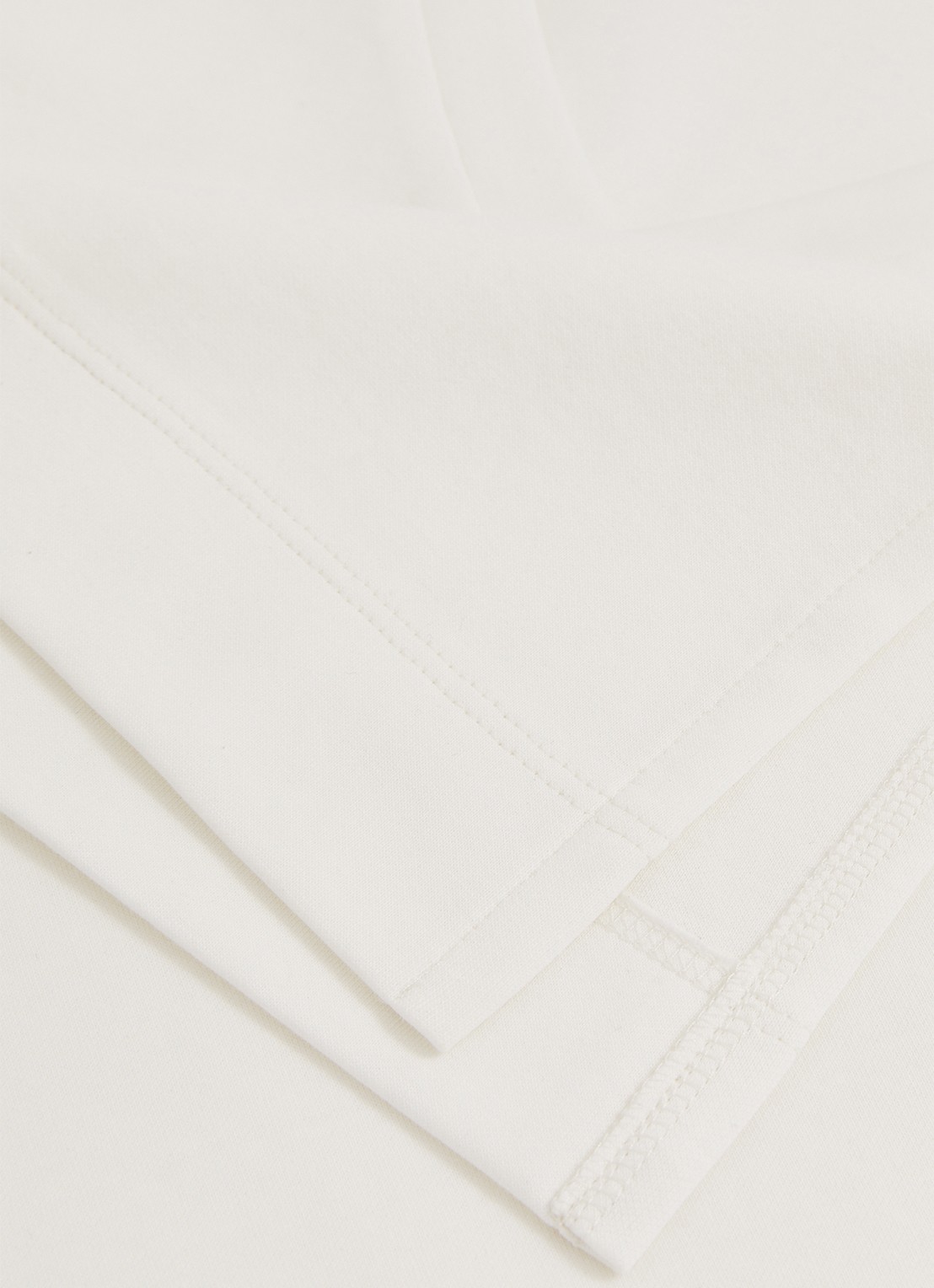 Reiss Annabel oversized T-shirt met V-hals - detail 4 ivoor
