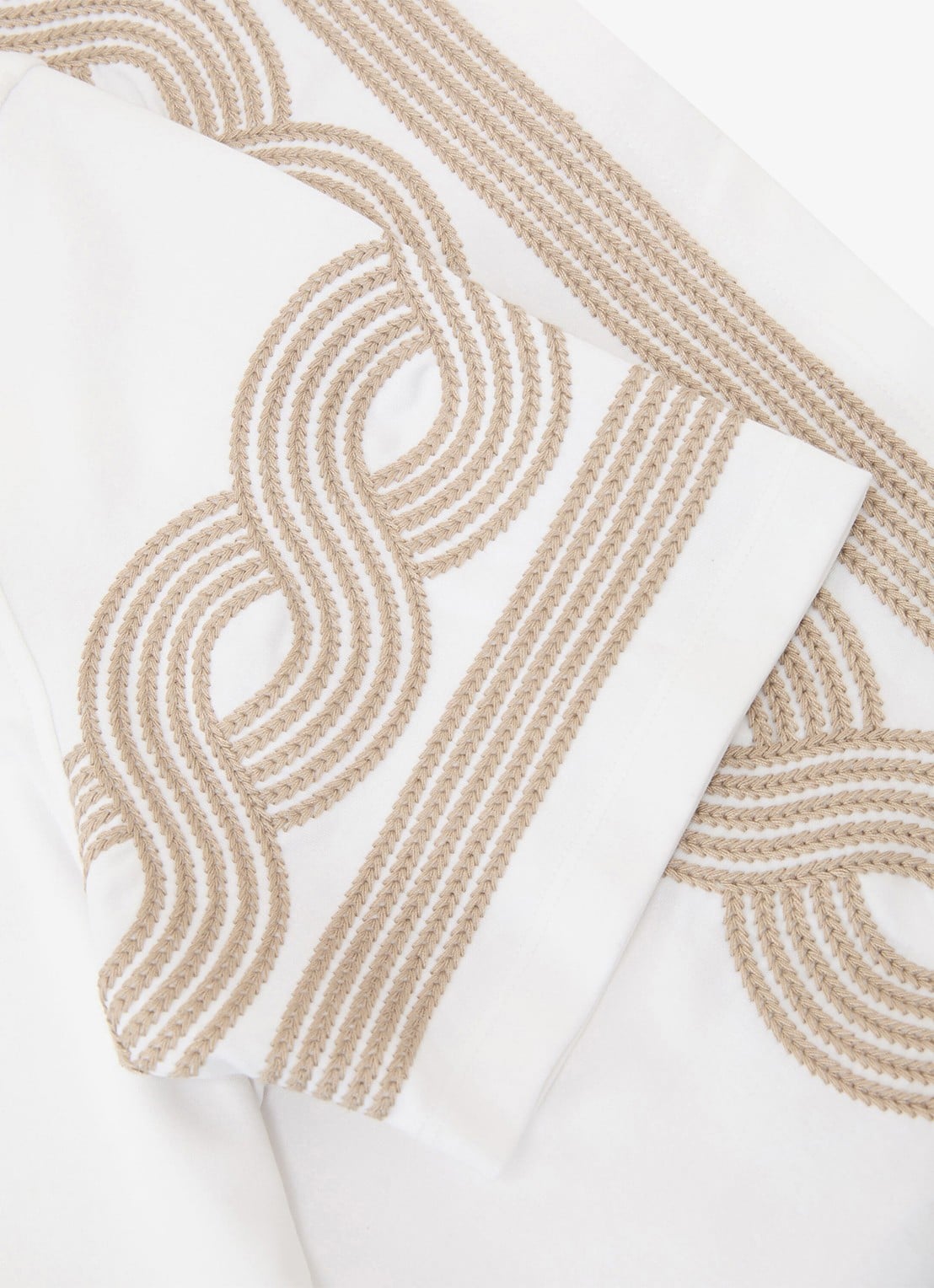 Reiss Arden regular fit overhemd met borduring - detail 6 white / wit
