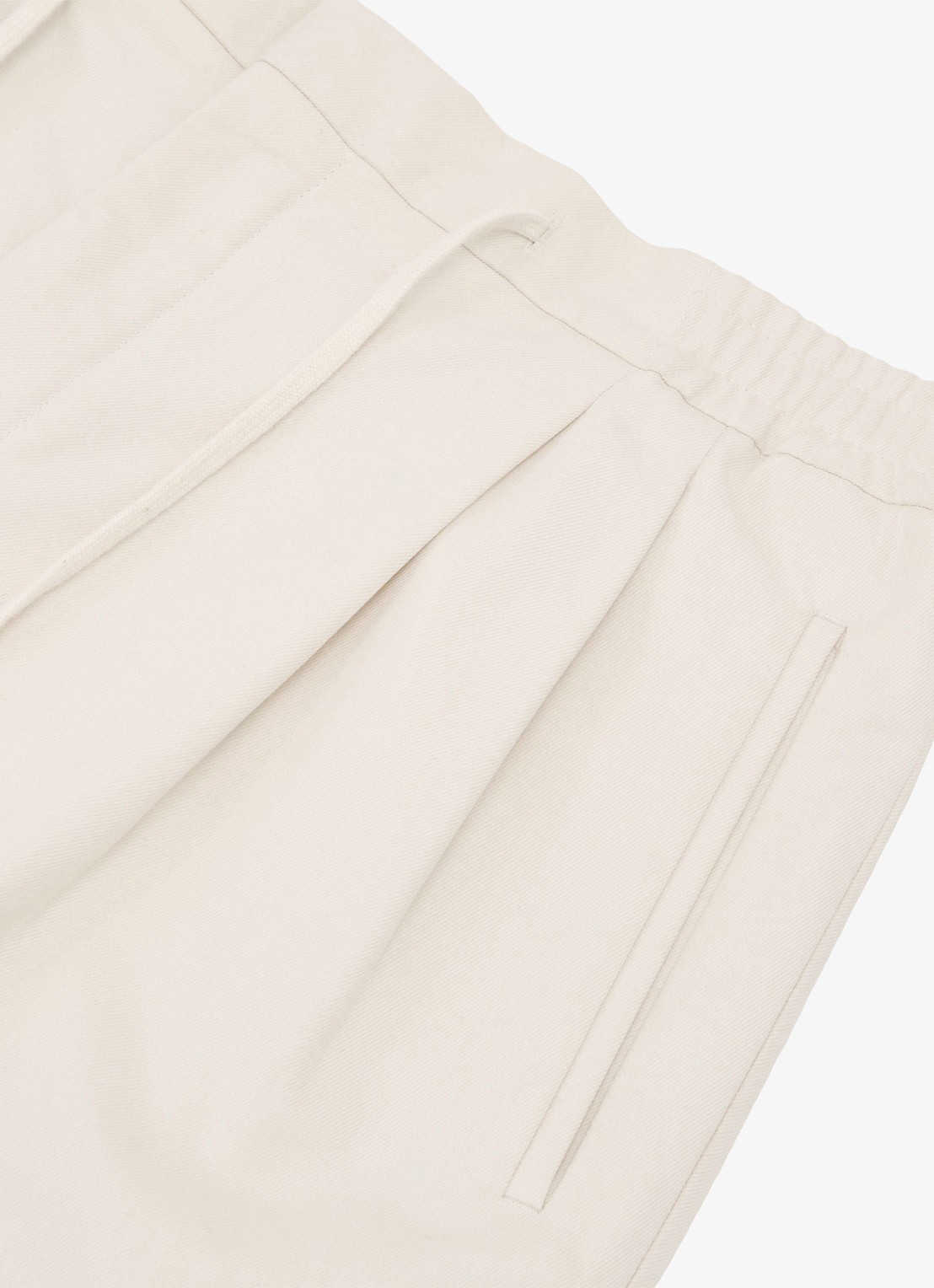 Reiss Arden regular fit pantalon met steekzakken - detail 4 gebroken wit