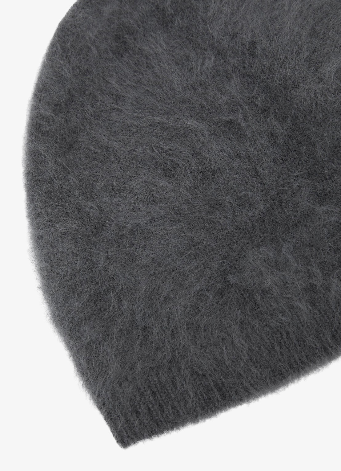 Reiss Ava muts van kasjmier - detail grijs