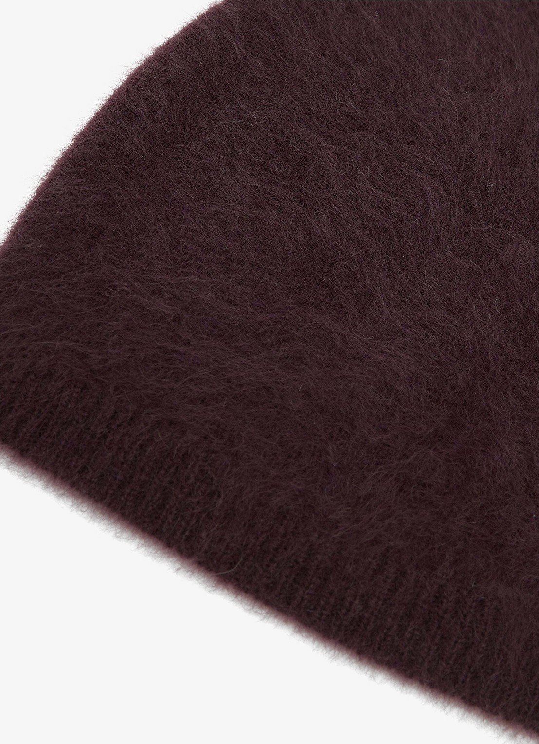 Reiss Ava muts van kasjmier - detail 3 bordeauxrood