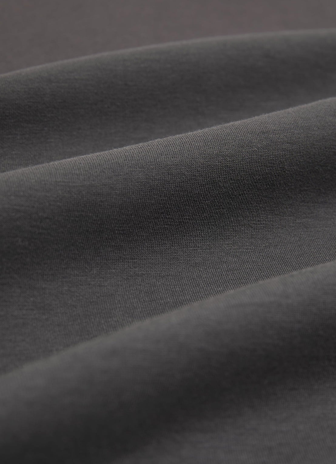 Reiss Barton Premium T-shirt met stretch - detail 5 donkergrijs