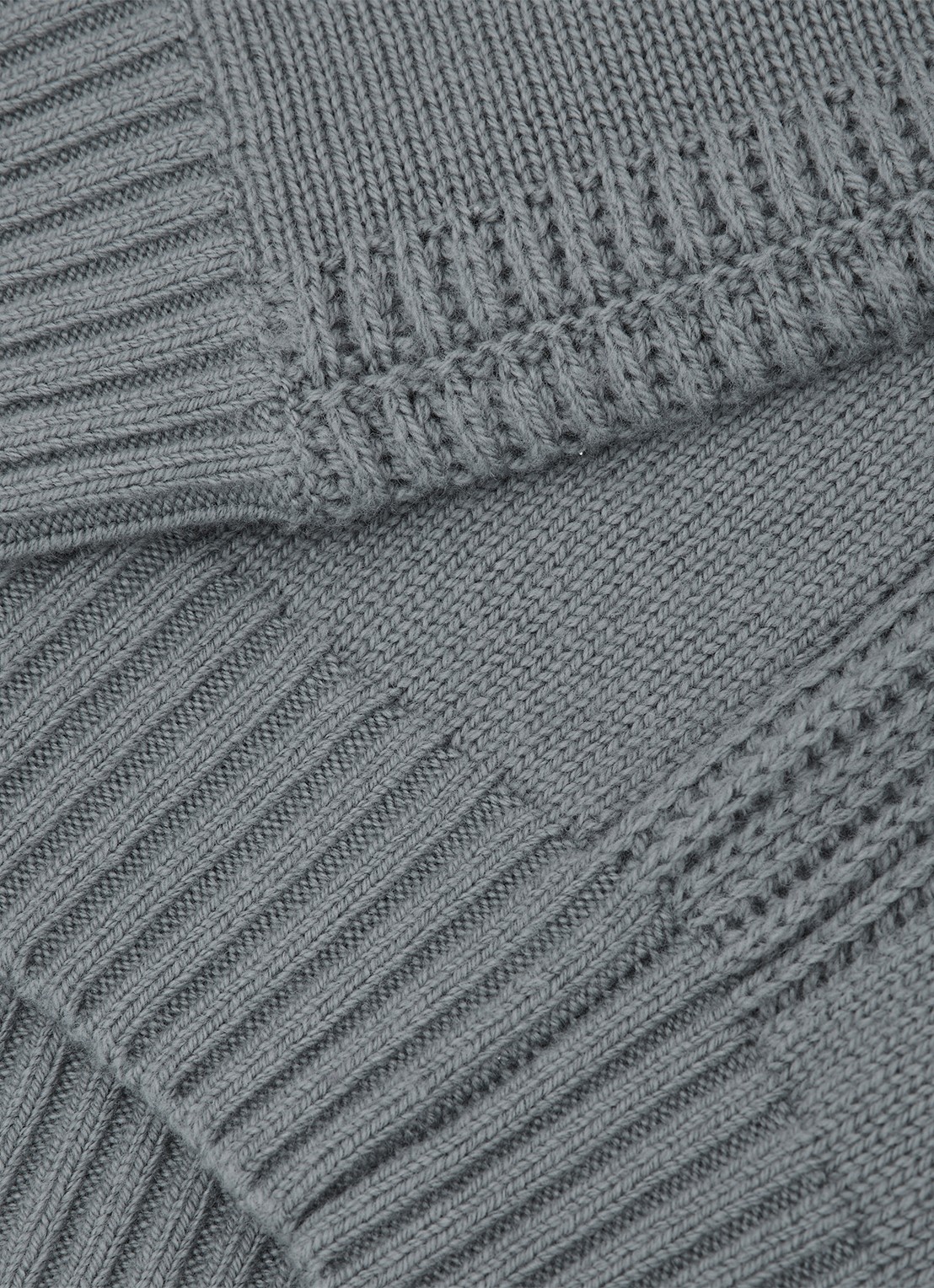 Reiss Beech fijngebreide trui in wolblend  - detail 7 lichtgroen