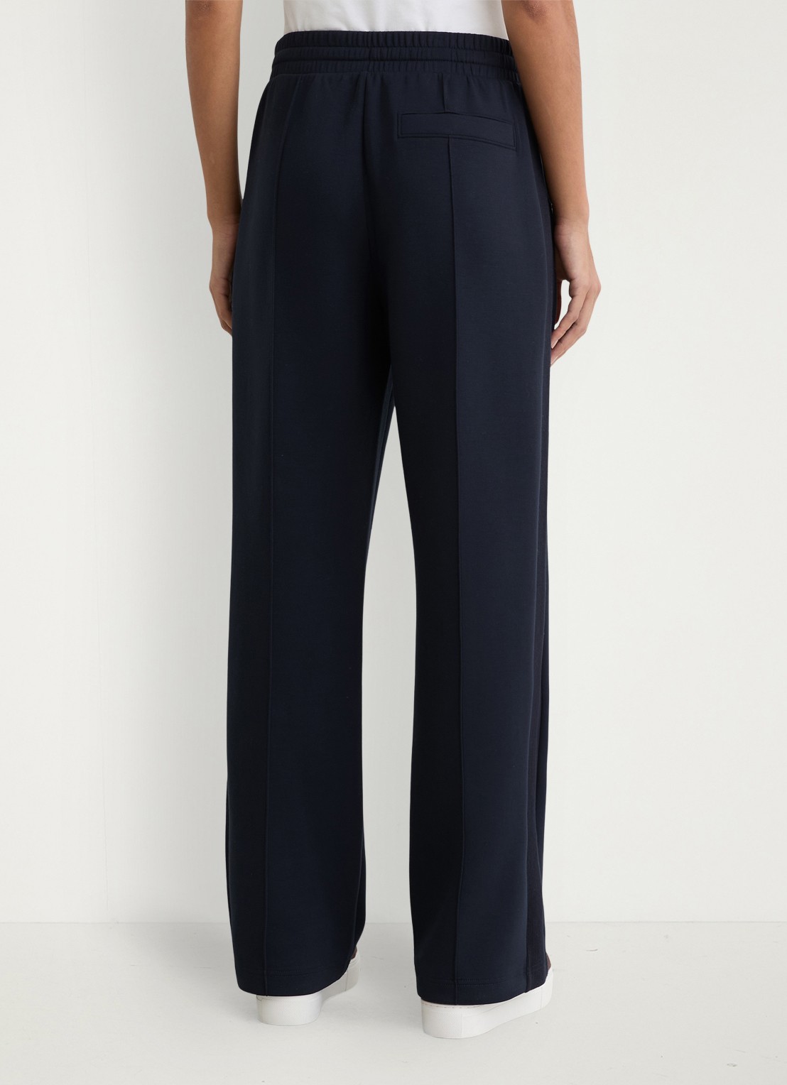 Reiss Bella wide fit joggingbroek met steekzakken - achterkant 6 blauw