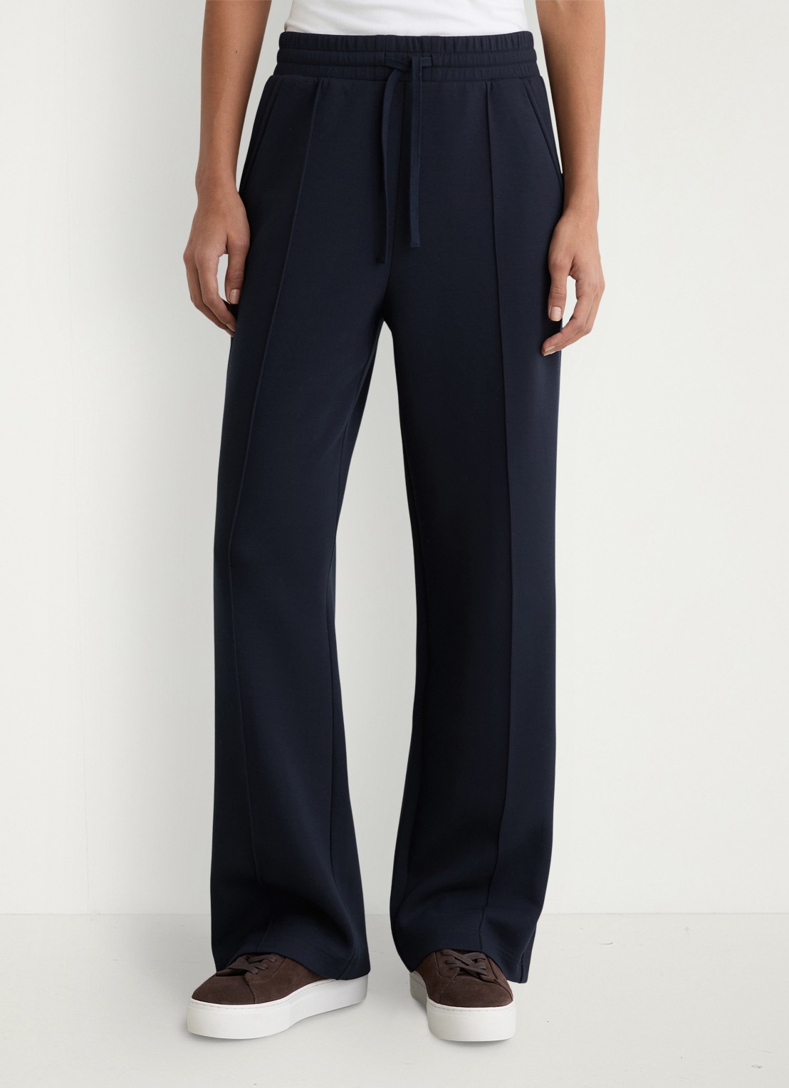 Reiss Bella wide fit joggingbroek met steekzakken - detail 3 blauw