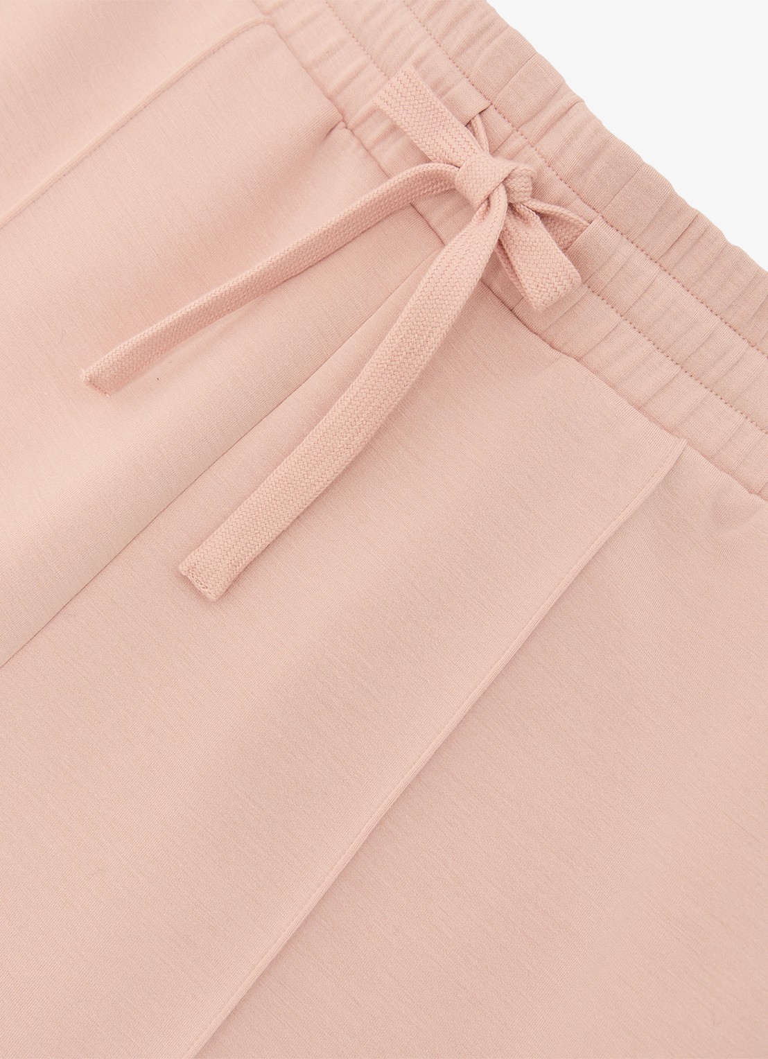 Reiss Bernie high waist straight fit joggingbroek met steekzakken - detail 6 roze