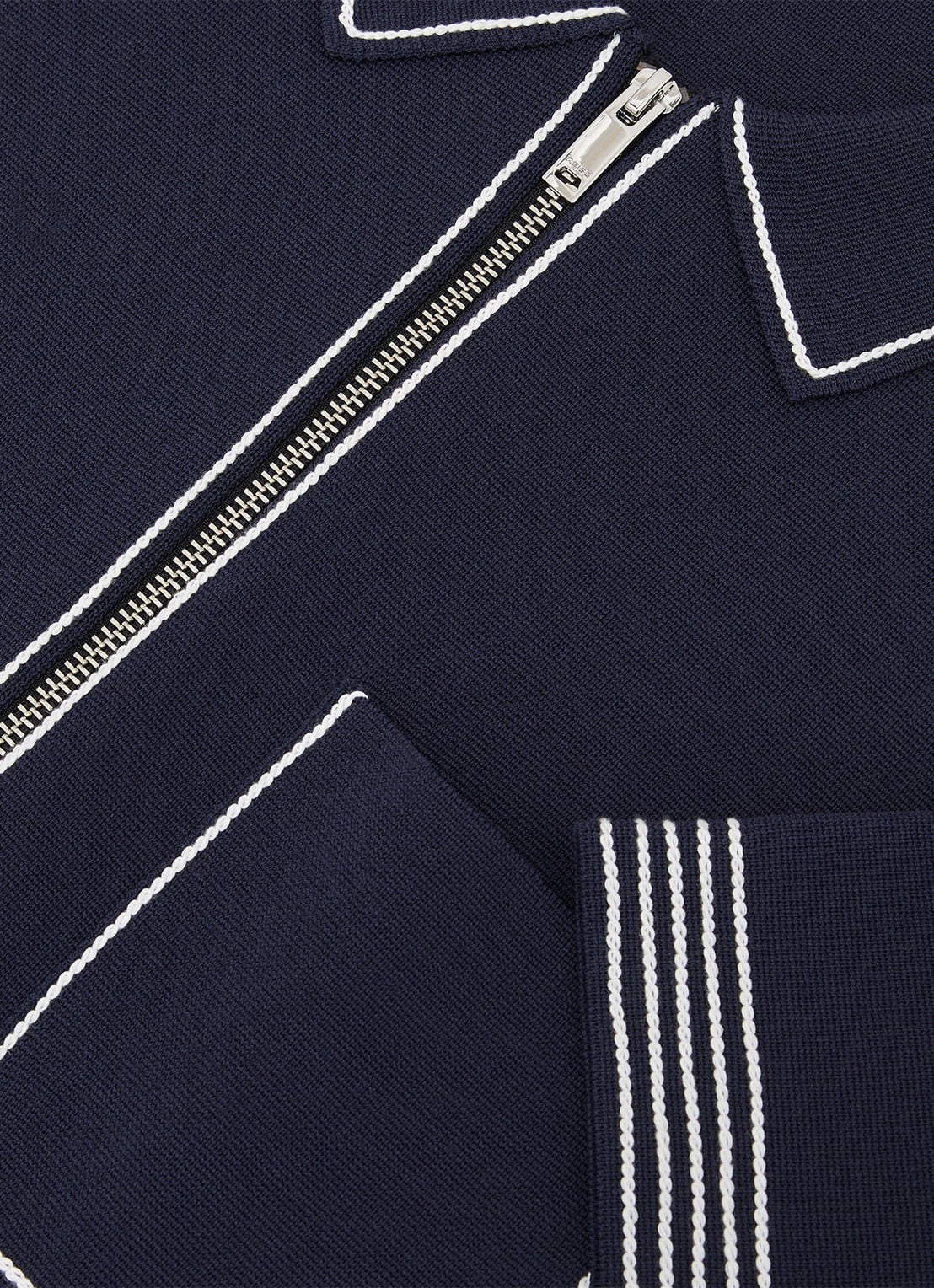 Reiss Blake regular fit overhemd met borstzak - detail 6 donkerblauw