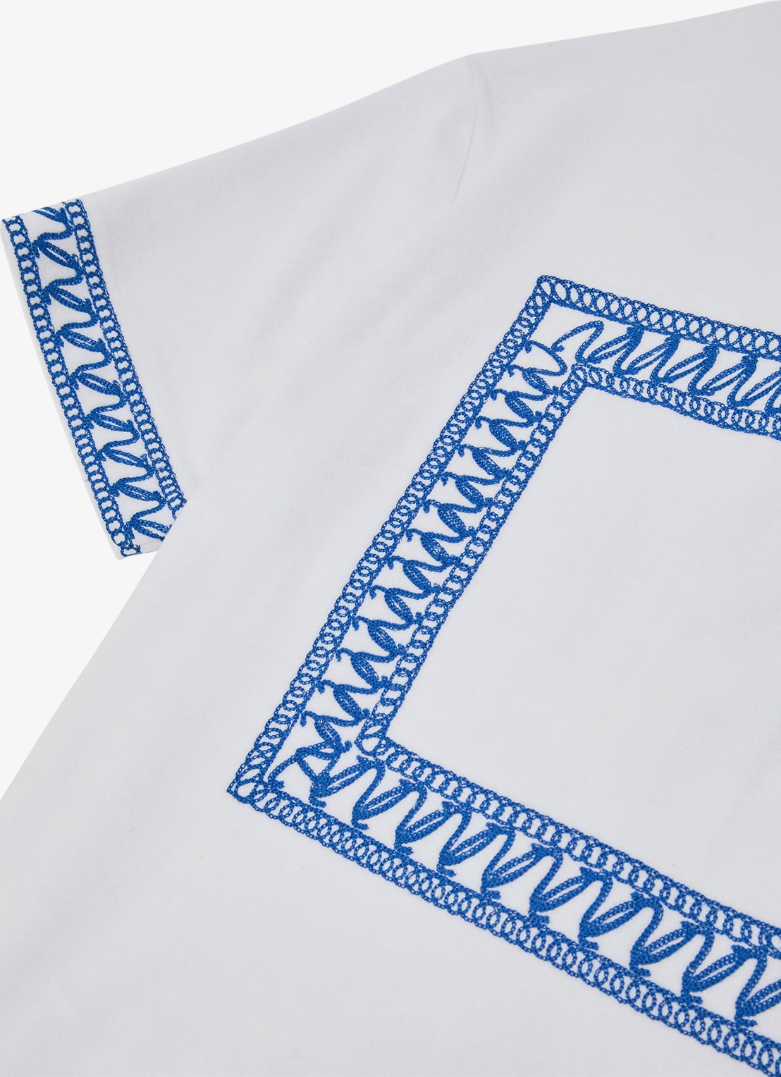 Reiss Bleeker regular fit overhemd met borduring - detail 6 white / wit