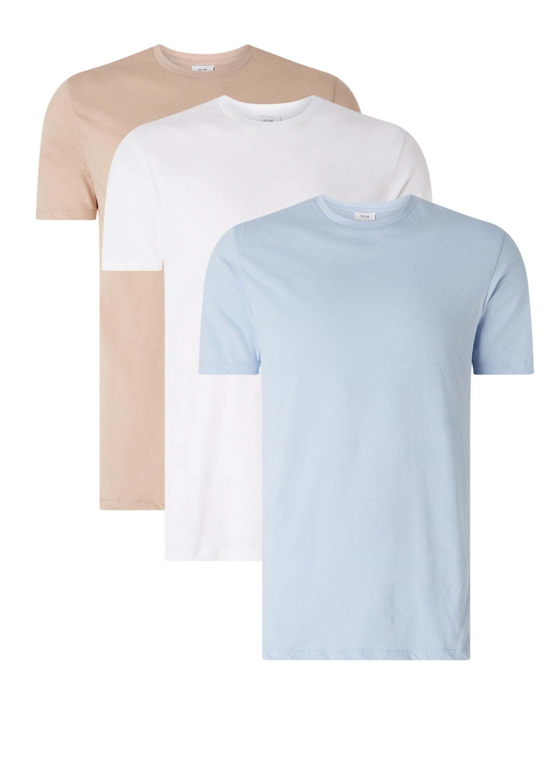 Reiss Bless T-shirt in 3 -pack - voorkant 2 multicolor