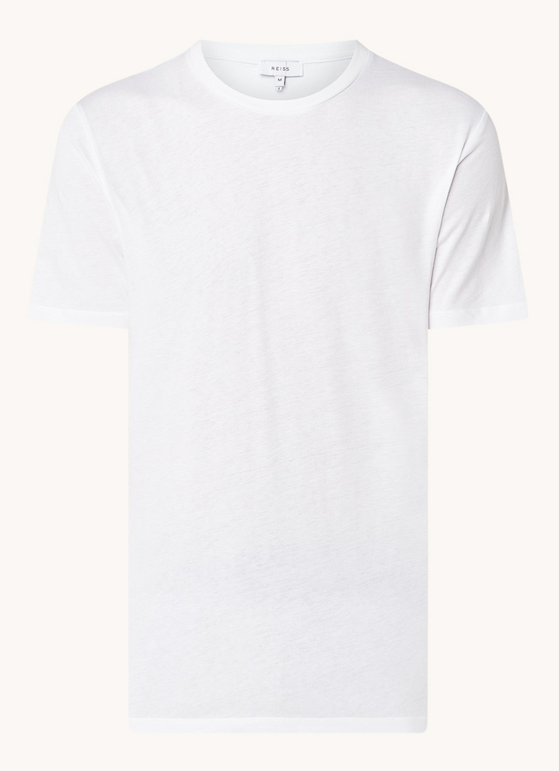 Reiss Bless T-shirt met ronde hals   - voorkant 2 wit