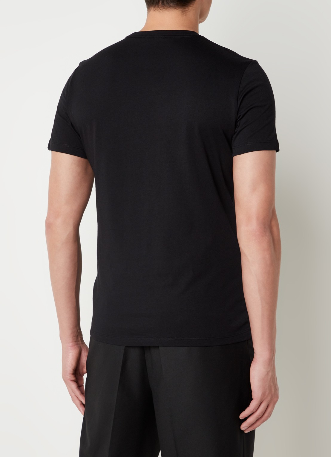 Reiss Bless T-shirt met ronde hals   - achterkant 4 zwart