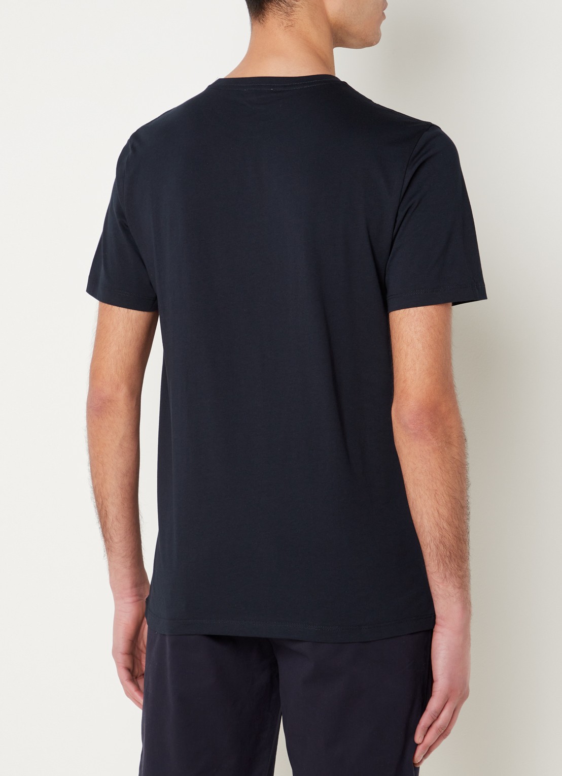 Reiss Bless T-shirt met ronde hals   - achterkant 4 donkerblauw