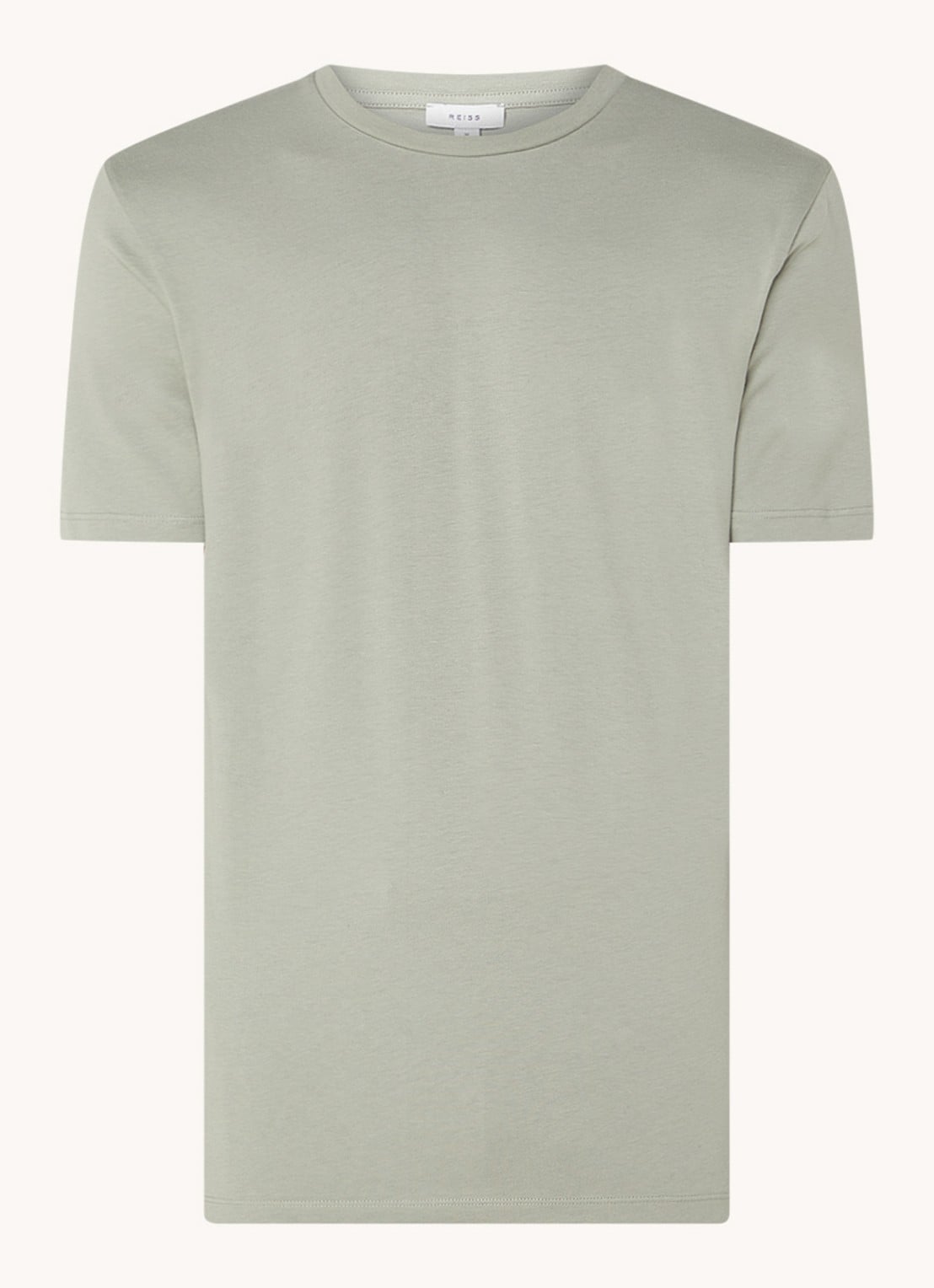 Reiss Bless T-shirt met ronde hals   - voorkant 2 lindegroen