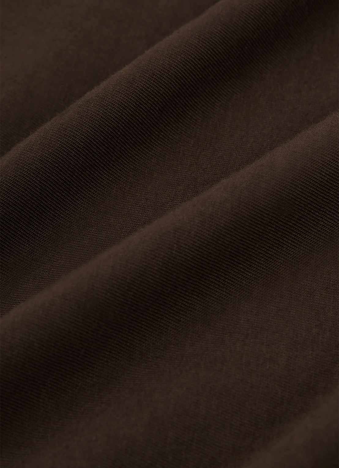 Reiss Bless t-shirt met ronde hals - detail 2 donkerbruin