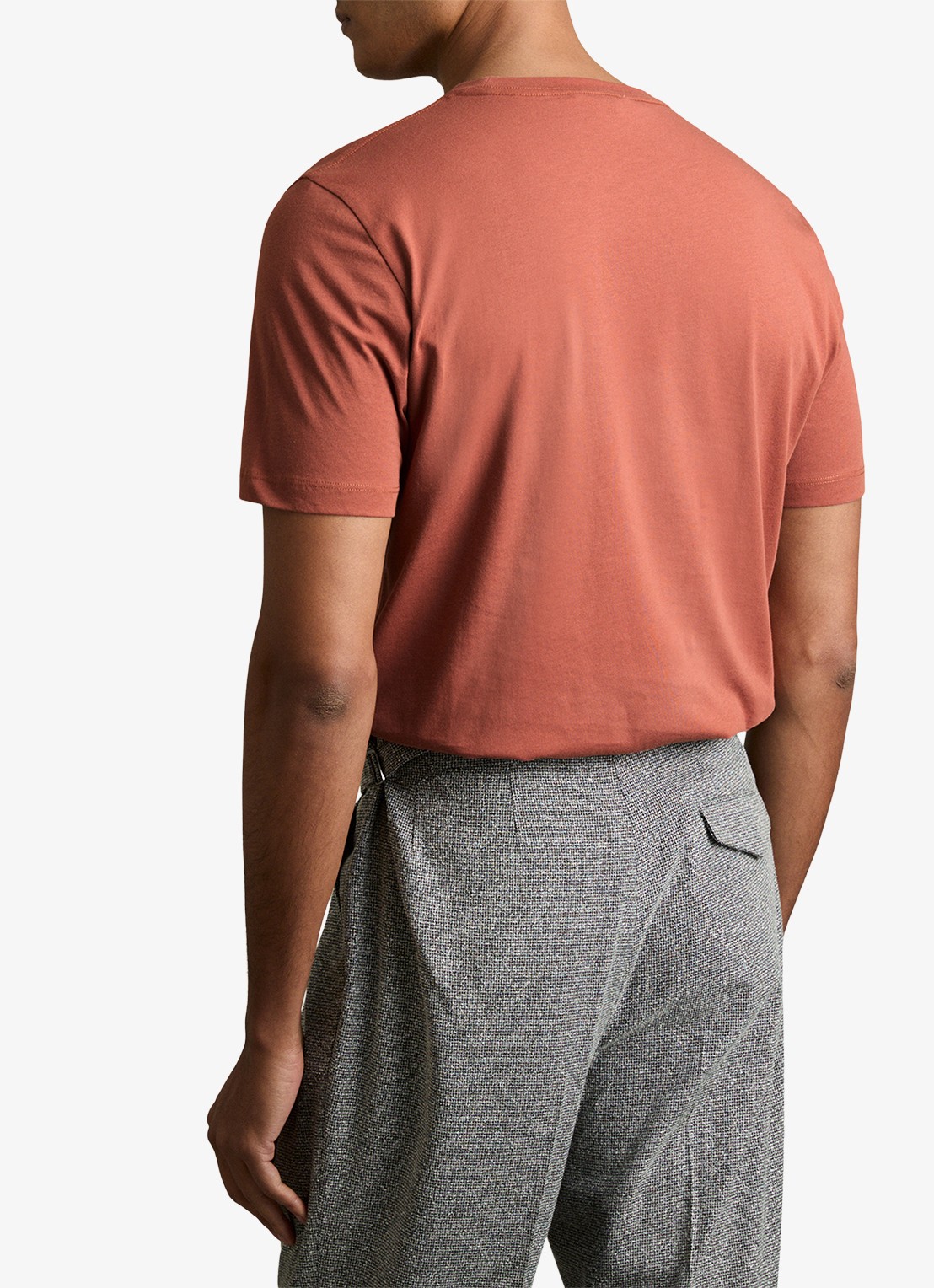 Reiss Bless T-shirt met stretch - achterkant 5 roze