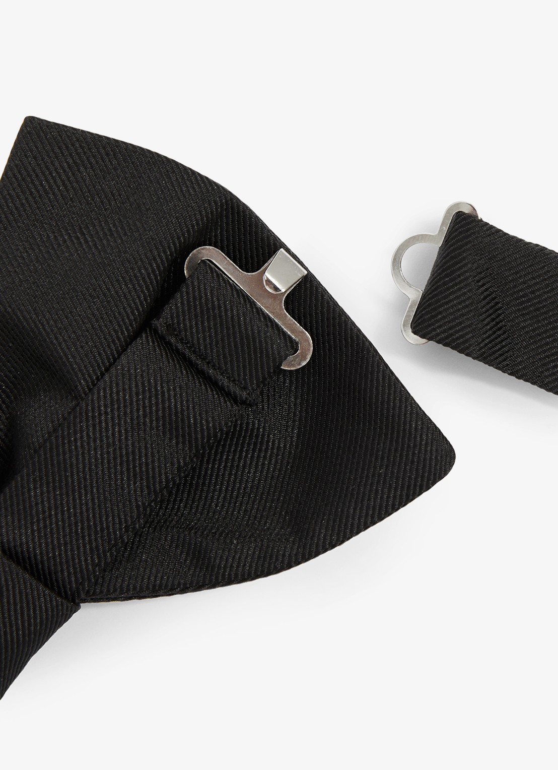 Reiss Boyle vlinderdas van zijde - detail black / zwart