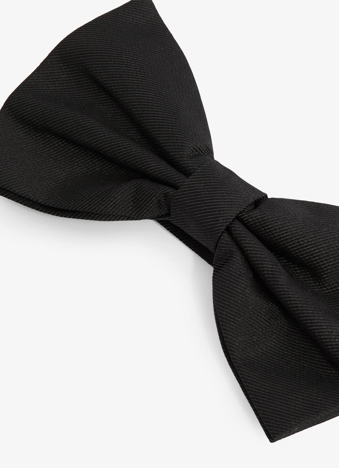 Reiss Boyle vlinderdas van zijde - detail 2 black / zwart