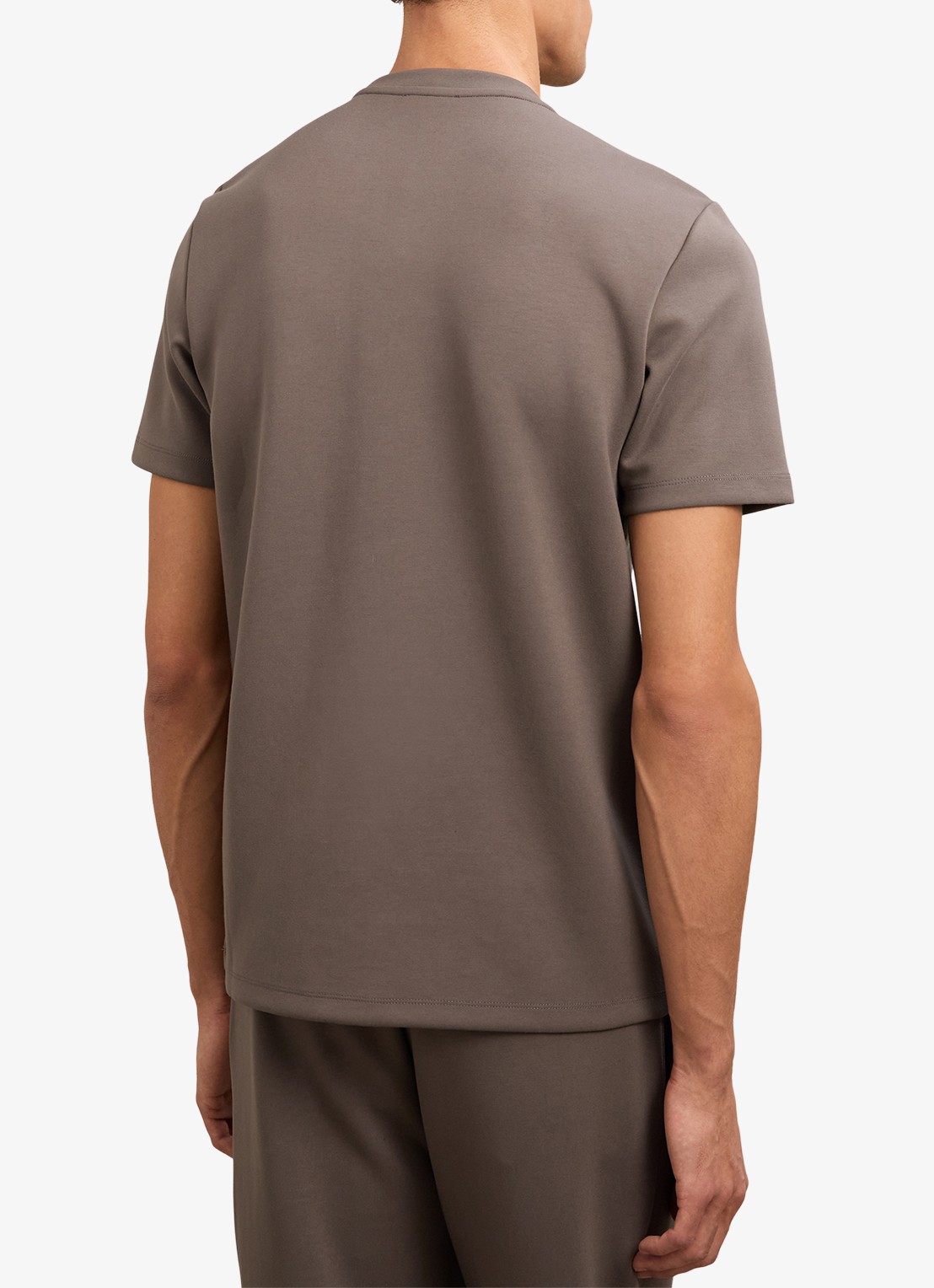 Reiss Bradley T-shirt met ronde hals - achterkant 6 lichtbruin