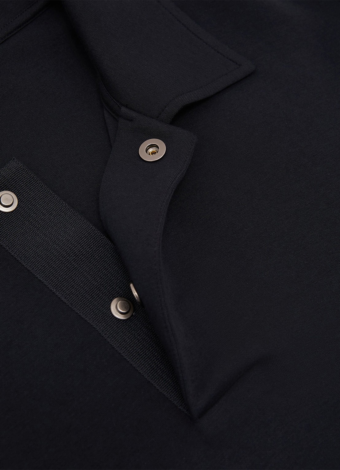 Reiss Brooks sweater met kraag - detail 4 indigo