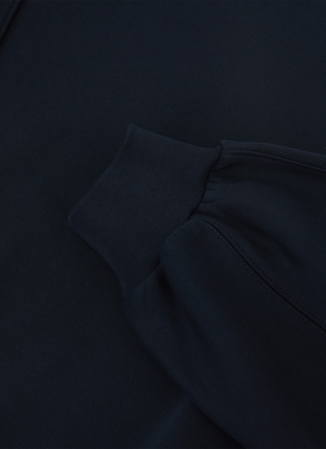 Reiss Charlie sweater met ronde hals - detail 4 donkerblauw