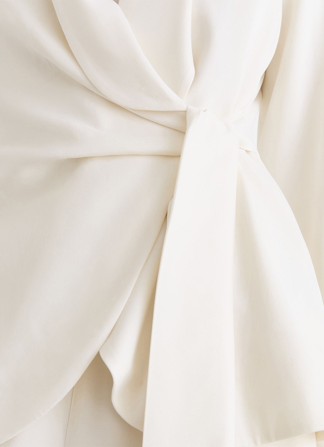 Reiss Clover blazer met gestrikt detail - detail 3 wit
