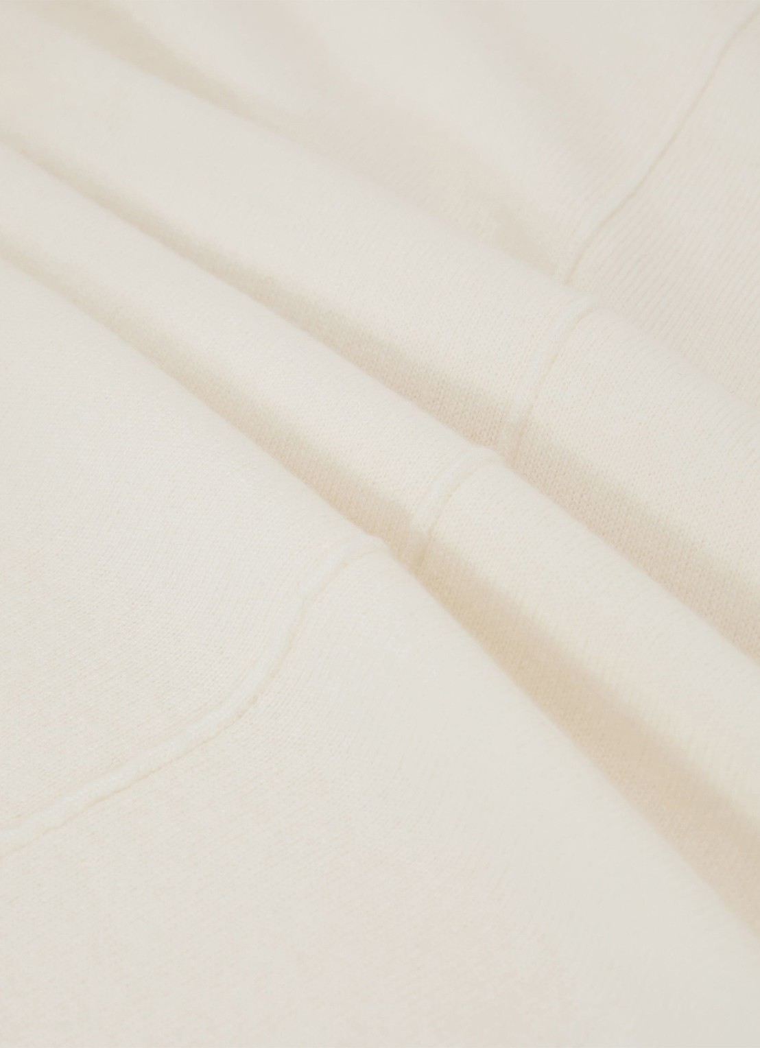 Reiss Colette fijngebreide trui in kasjmierblend - detail 3 gebroken wit