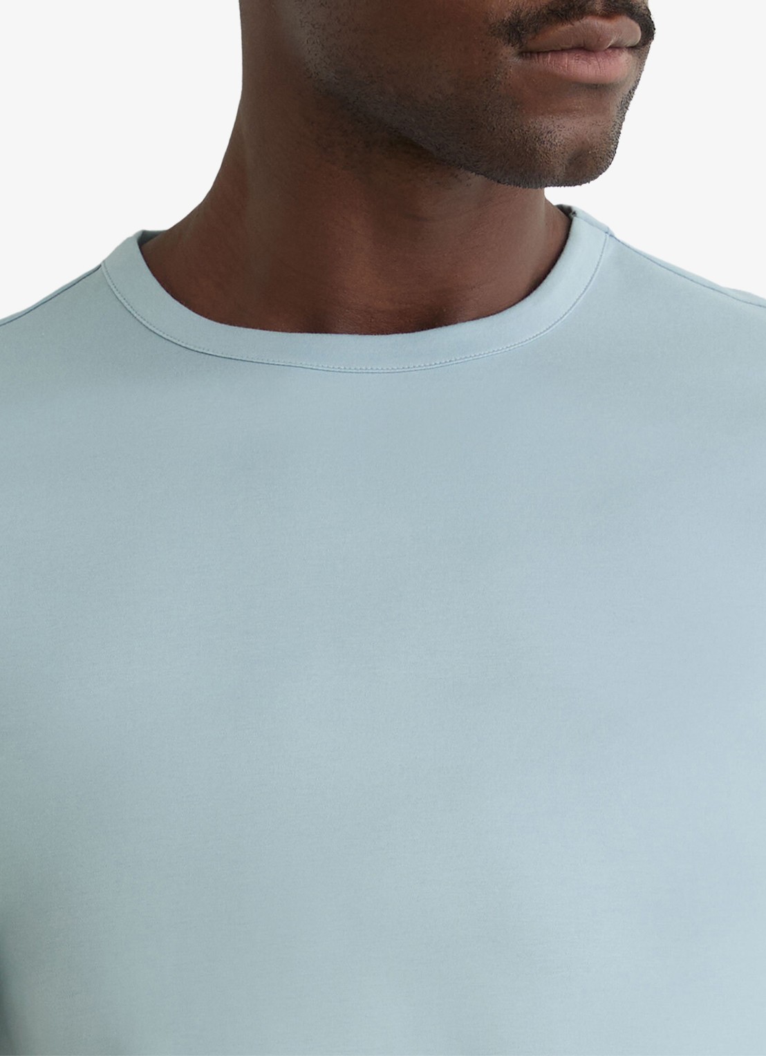 Reiss Count T-shirt met ronde hals - detail 2 blauw