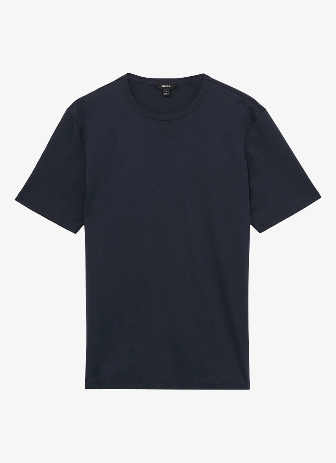 Reiss Count T-shirt met stretch - voorkant donkerblauw