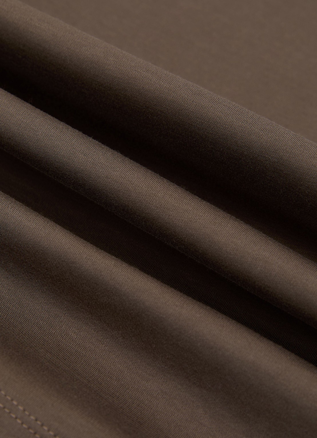 Reiss Count T-shirt met stretch - detail 3 taupe