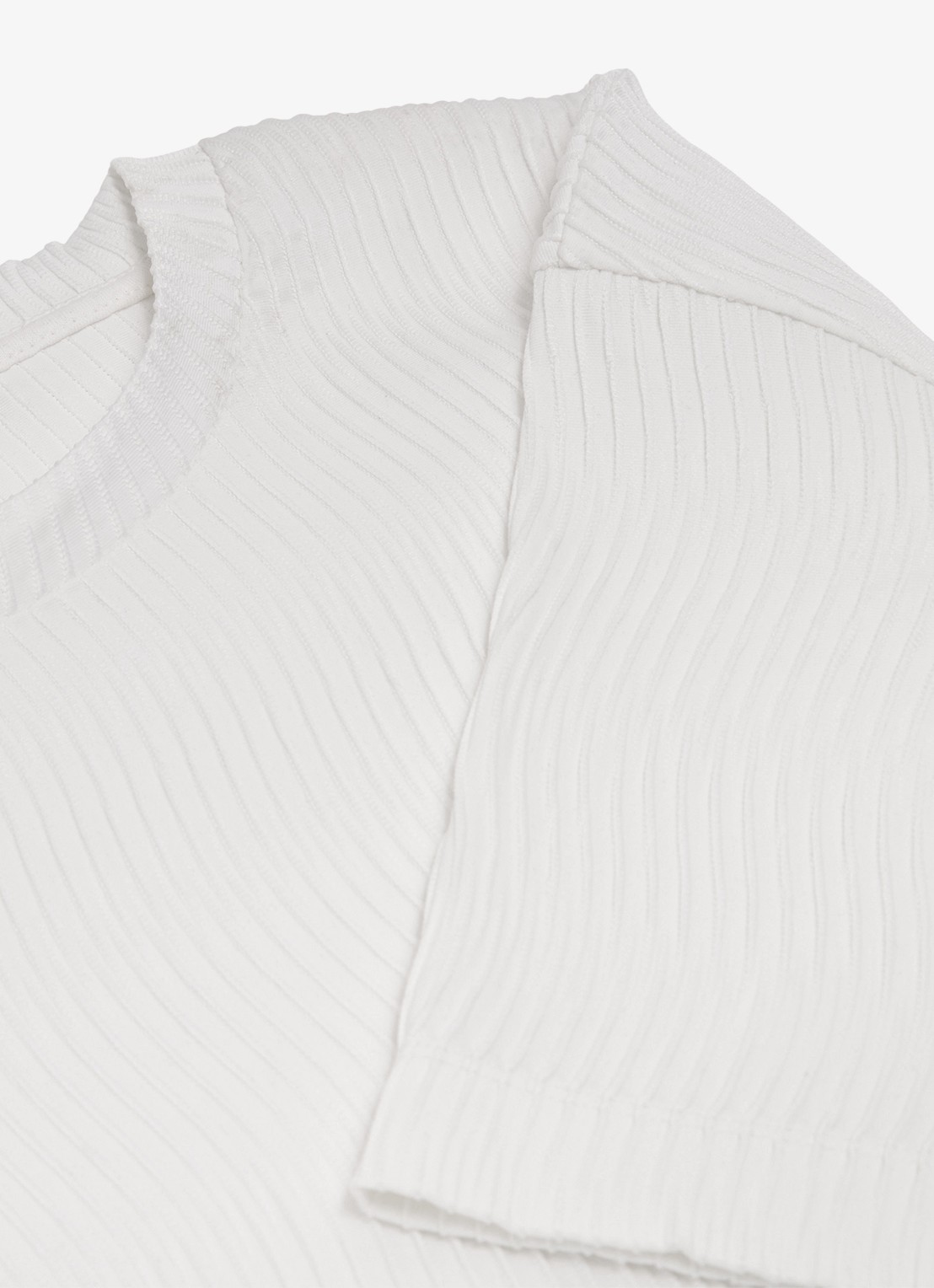 Reiss Cox T-shirt met structuur - detail 4 white / wit